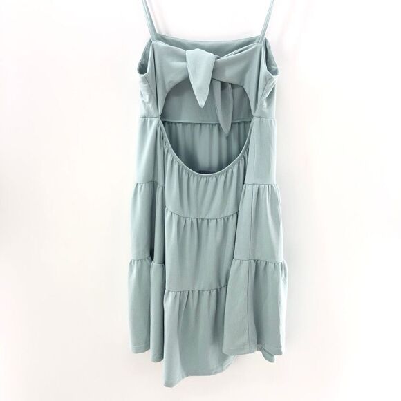 MINKPINK Hunter Smock Dress in Mint - Picture 6 of 9